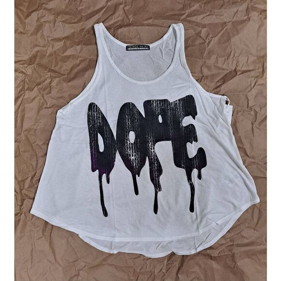 Prince Peter Collection Tops - Prince Peter Collection "DOPE" Tank Top Milk XSmall